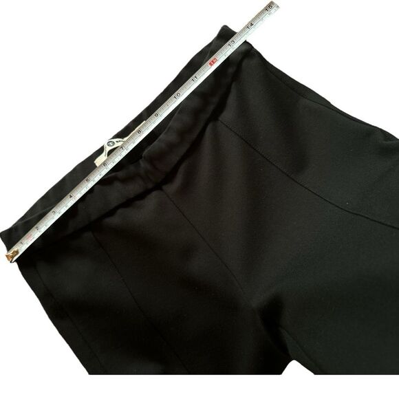 Tory Burch Sport Ponte Flared Black Pull-up Pants Size Small - Picture 7 of 10